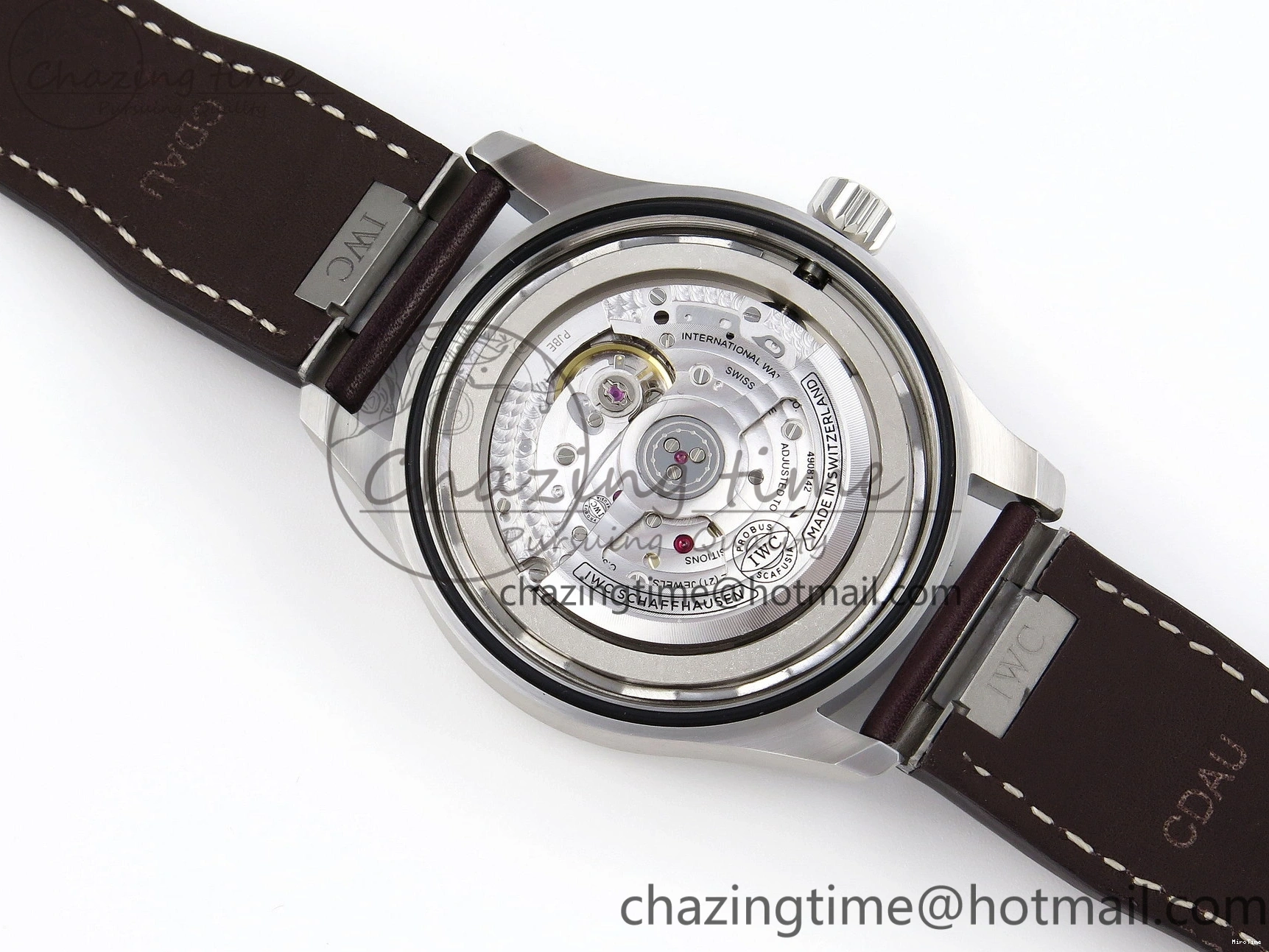 MIROTIME 0127 Pilot Mark XX IW328205 ZF 1:1 Best Edition Green Dial on Brown Leather Strap A UrbanStyle 7029